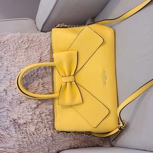 Karl Lagerfield Yellow purse